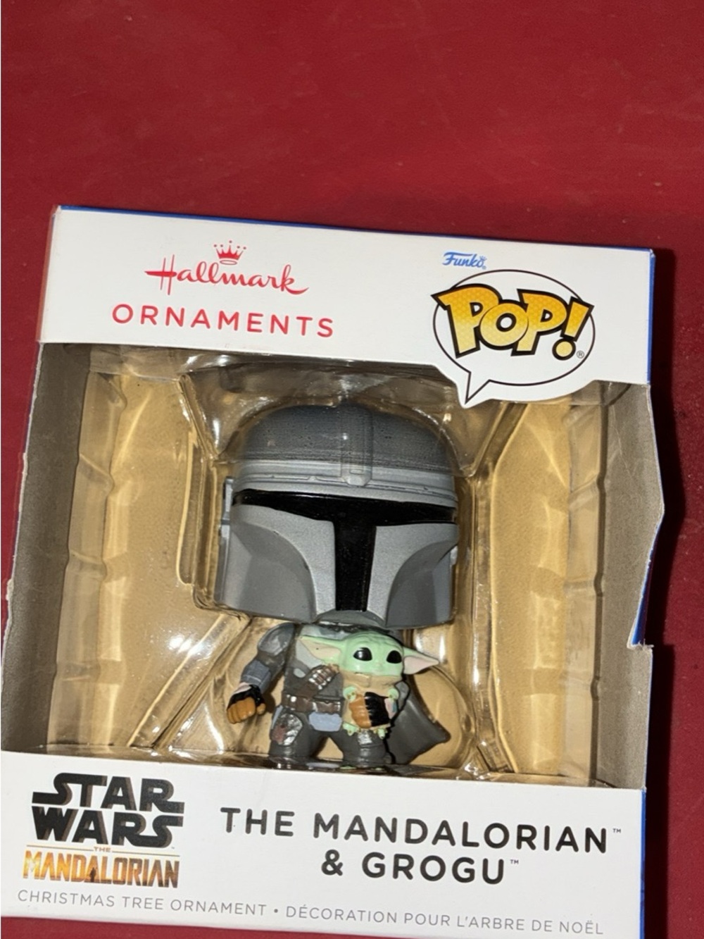 Hallmark Pop! The Mandalorian & Grogu Ornament - Gray, Green